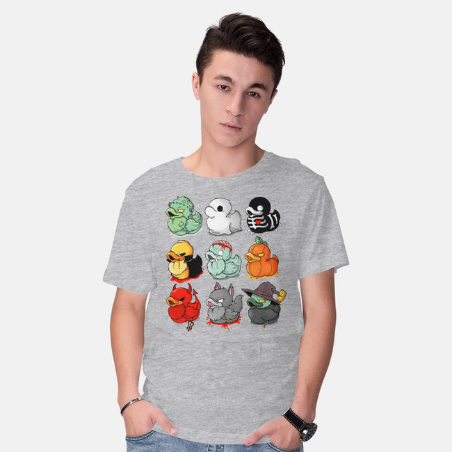 Halloween Duck-mens basic tee-Vallina84