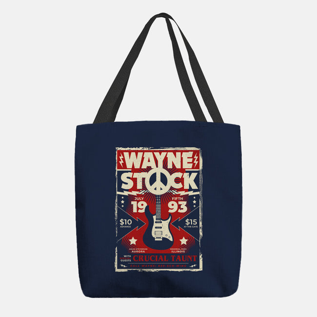 Wayne Stock-none basic tote bag-CoD Designs