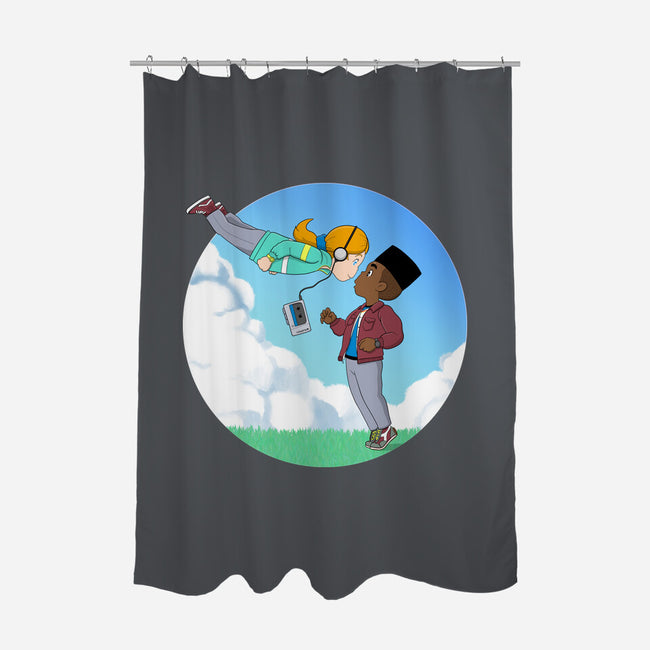 Lucas And Max-none polyester shower curtain-MarianoSan