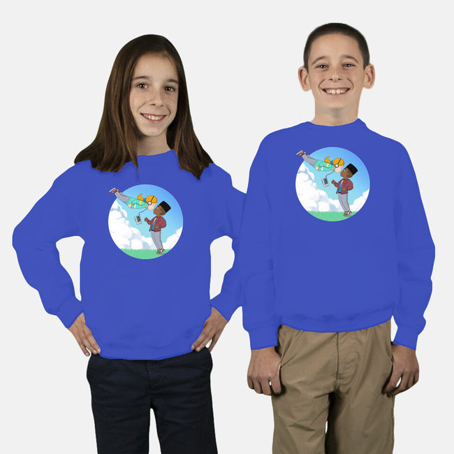 Lucas And Max-youth crew neck sweatshirt-MarianoSan