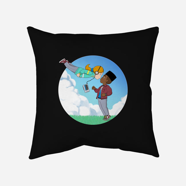 Lucas And Max-none removable cover throw pillow-MarianoSan