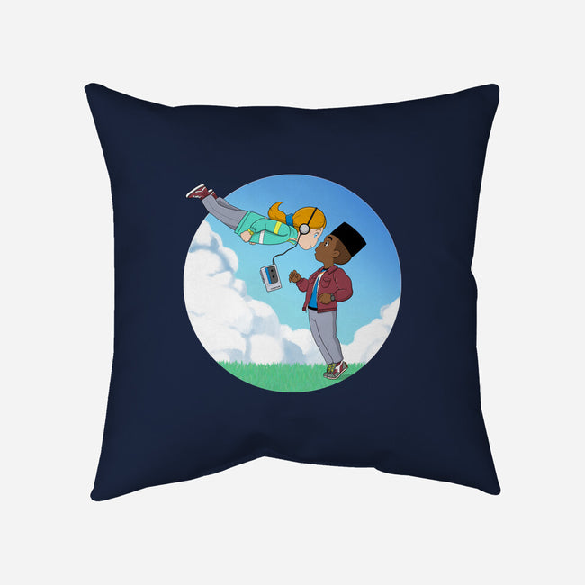 Lucas And Max-none removable cover throw pillow-MarianoSan