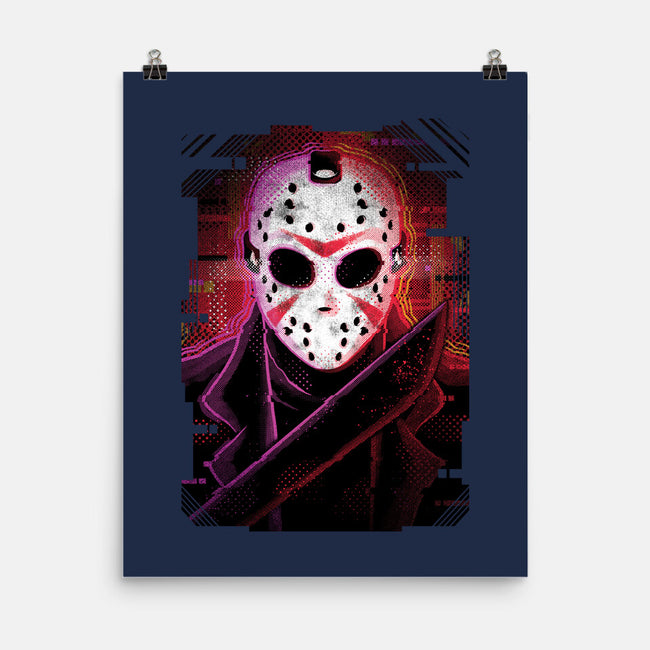 Jason Glitch-none matte poster-danielmorris1993