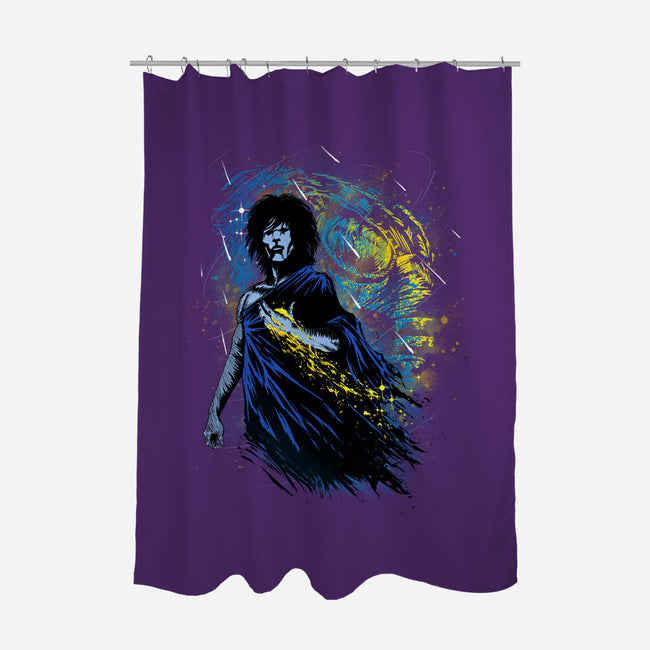 Cloak Of Dreams-none polyester shower curtain-Ionfox