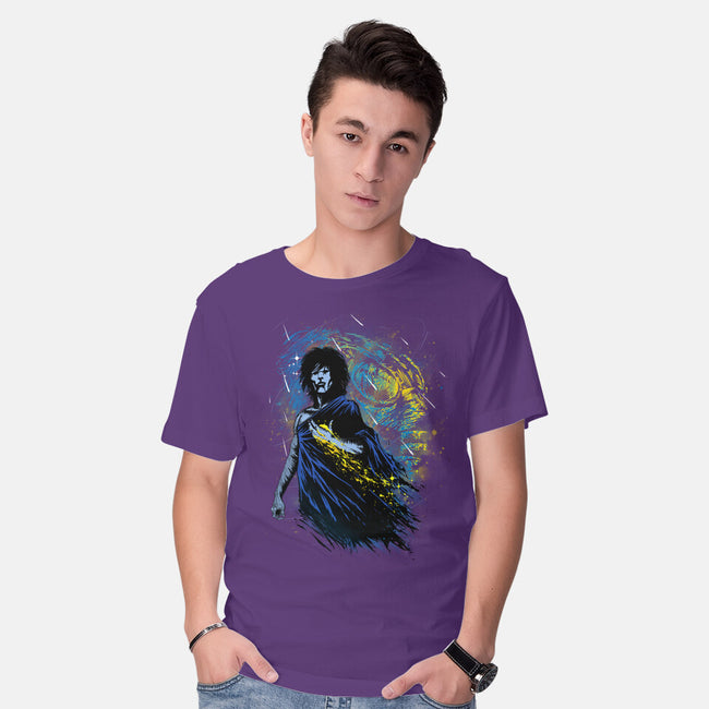 Cloak Of Dreams-mens basic tee-Ionfox