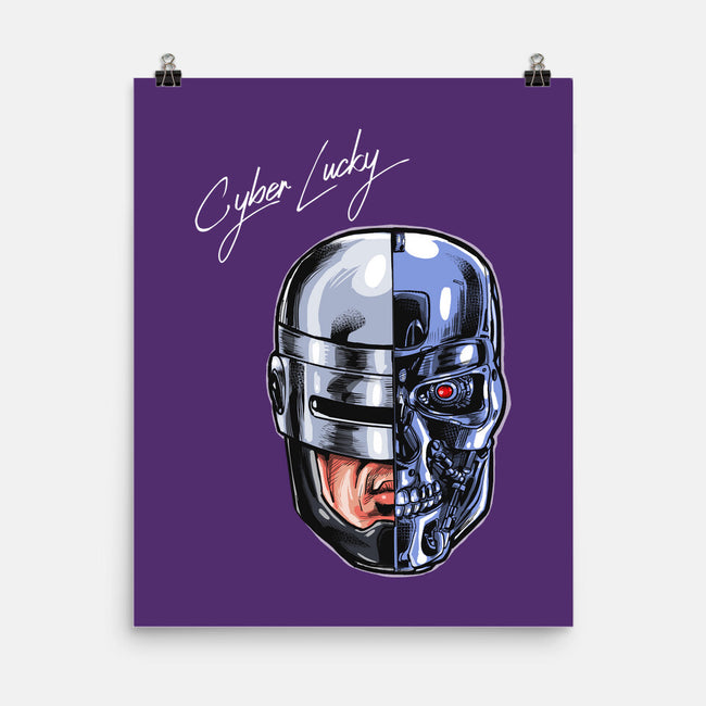 Cyber Lucky-none matte poster-zascanauta
