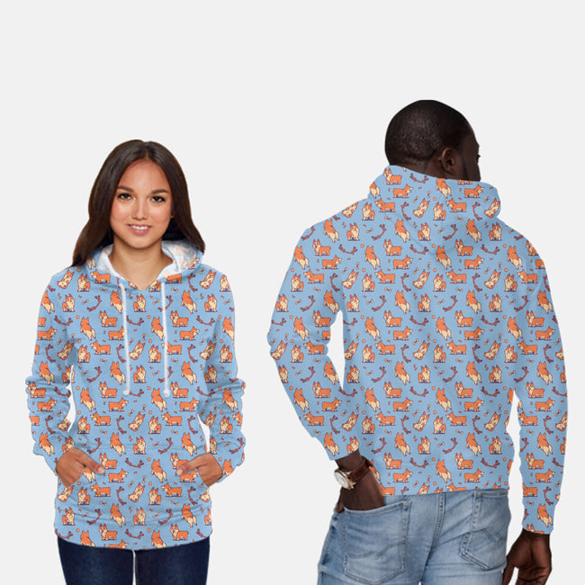 Corgi Dog Lover-unisex all over print pullover sweatshirt-tobefonseca