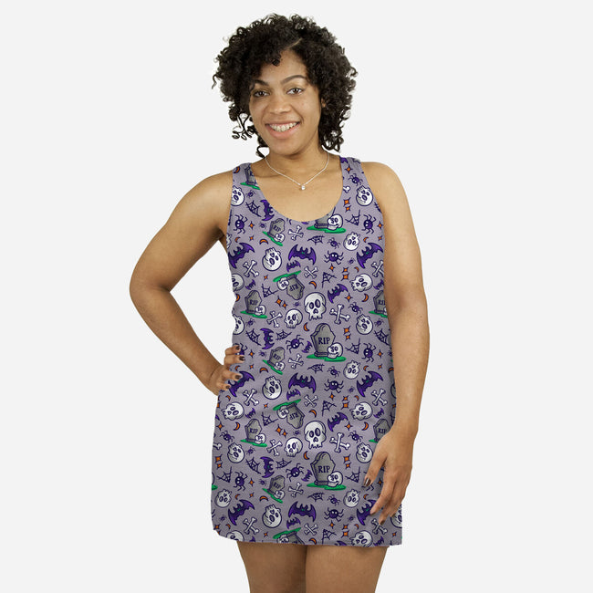 Deadly-womens all over print racerback dress-TeeFury
