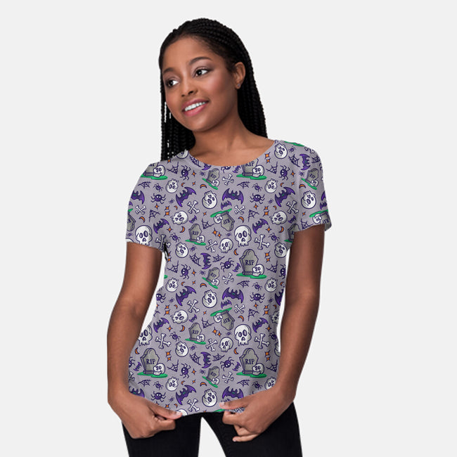 Deadly-womens all over print crew neck tee-TeeFury