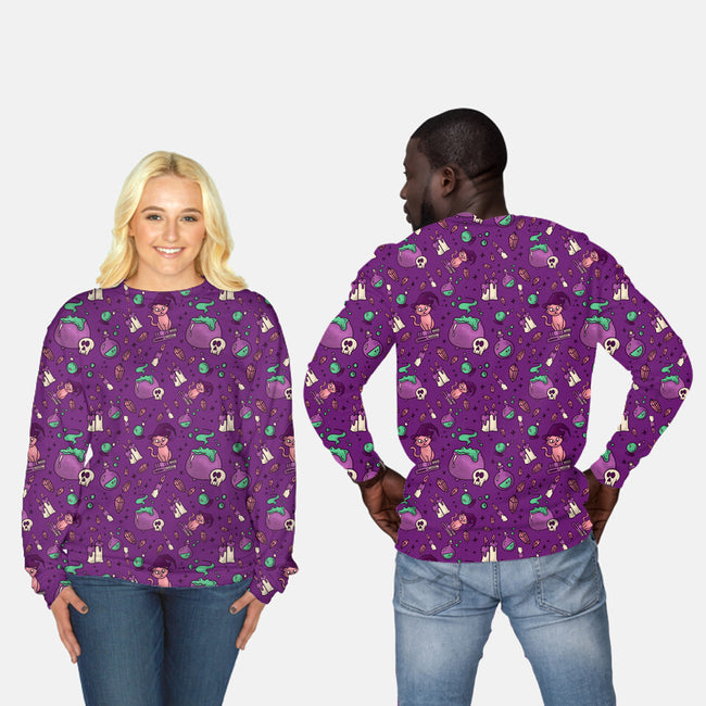 Something's Brewing-unisex all over print crew neck sweatshirt-TeeFury