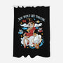 Sky Boss-none polyester shower curtain-Douglasstencil