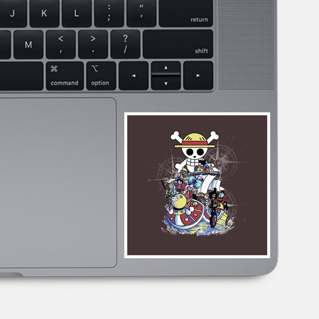 Straw Hat Crew-none glossy sticker-fanfabio