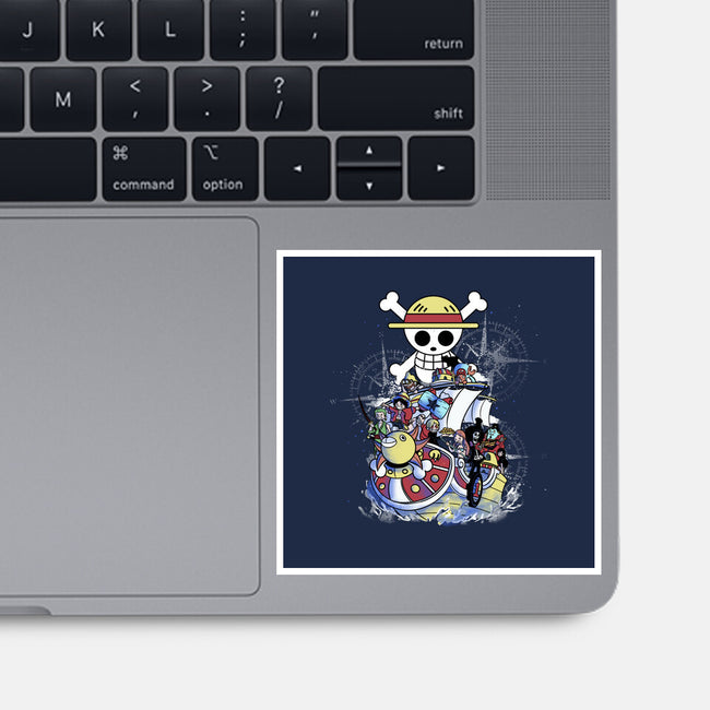 Straw Hat Crew-none glossy sticker-fanfabio