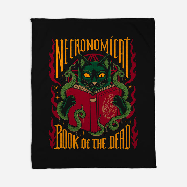 Necronomicat-none fleece blanket-Thiago Correa
