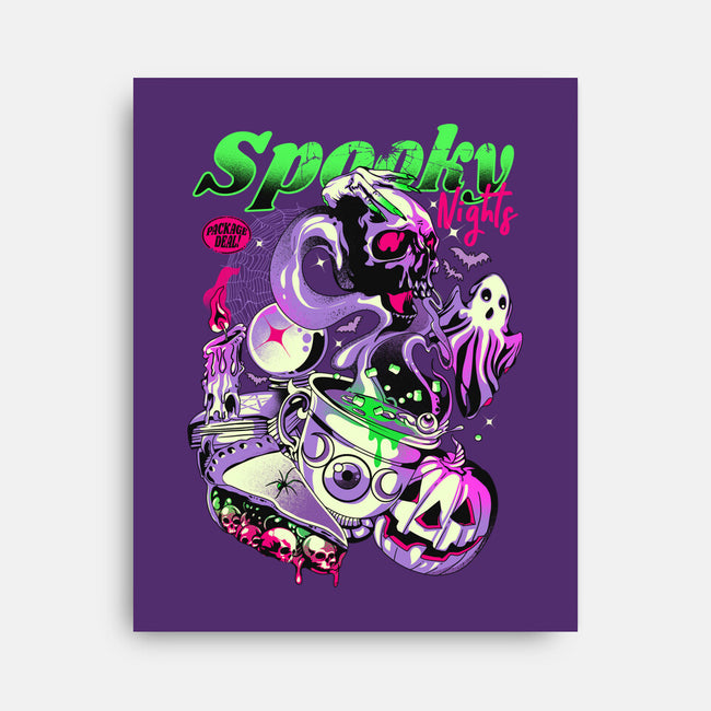 Spooky Nights-none stretched canvas-heydale