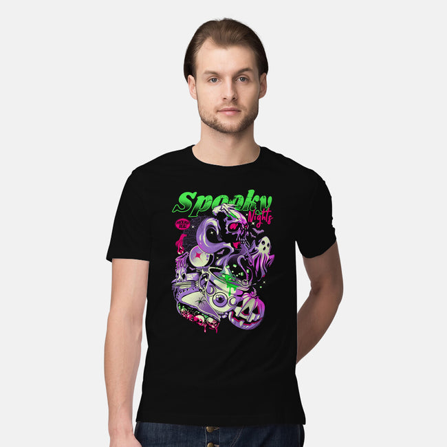 Spooky Nights-mens premium tee-heydale