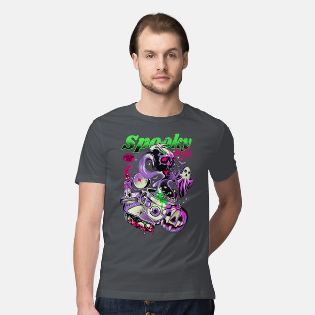 Spooky Nights-mens premium tee-heydale