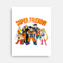 Super Anime Friends-none stretched canvas-Gomsky