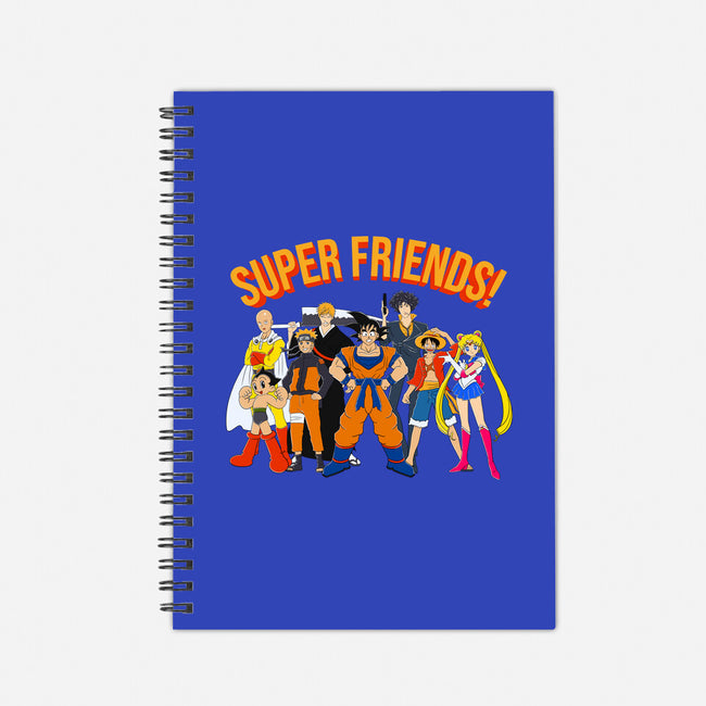 Super Anime Friends-none dot grid notebook-Gomsky