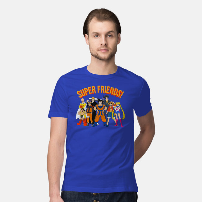 Super Anime Friends-mens premium tee-Gomsky