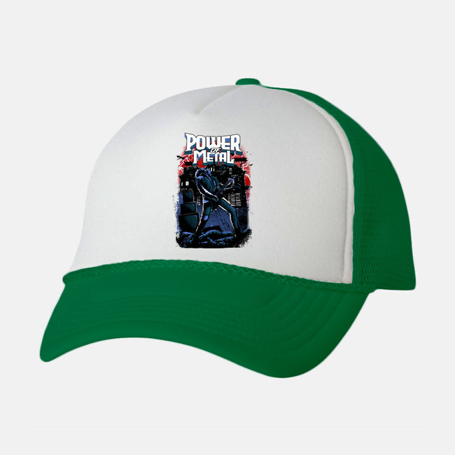 Power Of Metal-unisex trucker hat-Diego Oliver