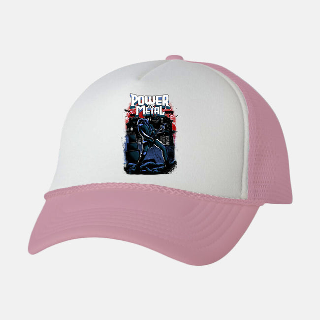 Power Of Metal-unisex trucker hat-Diego Oliver
