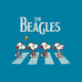 Beagles-none polyester shower curtain-kg07