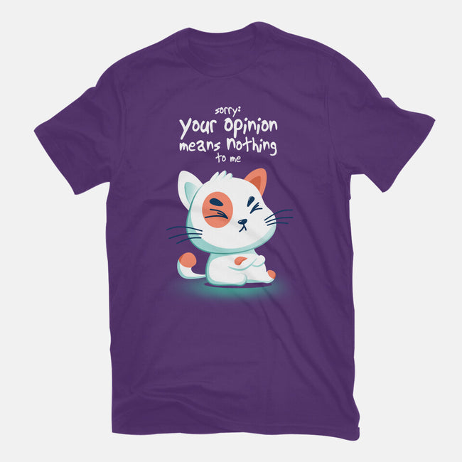 Your Opinion Means Nothing-mens premium tee-erion_designs