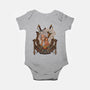 Emperor Sun God-baby basic onesie-Badbone Collections