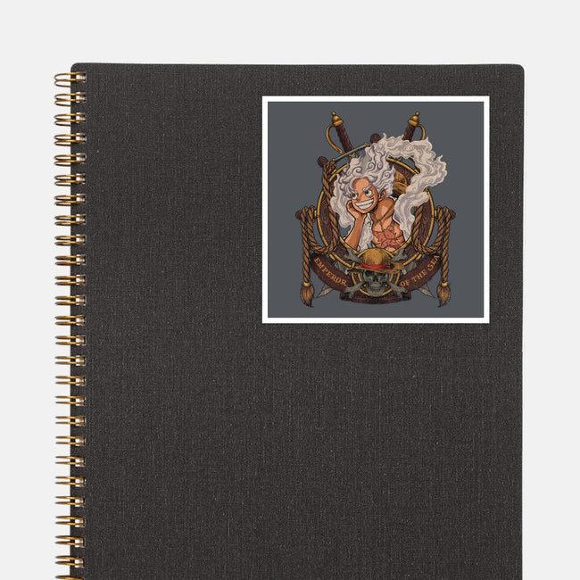 Emperor Sun God-none glossy sticker-Badbone Collections