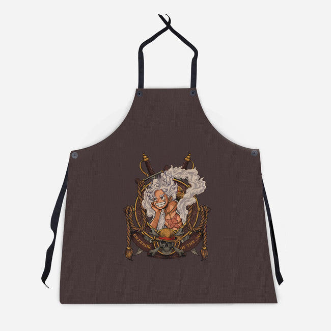 Emperor Sun God-unisex kitchen apron-Badbone Collections