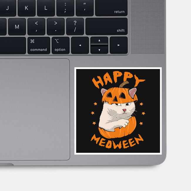 Happy Meoween-none glossy sticker-marsdkart