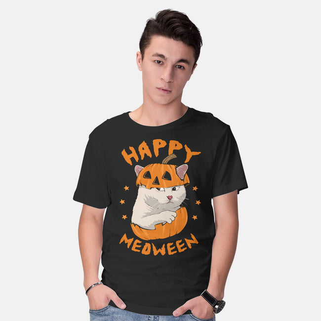 Happy Meoween-mens basic tee-marsdkart