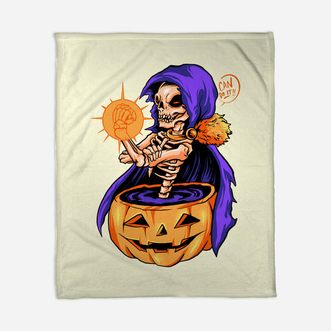 Witch Can Do It-none fleece blanket-spoilerinc