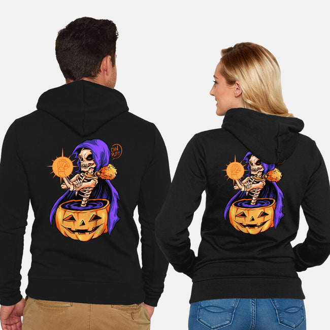 Witch Can Do It-unisex zip-up sweatshirt-spoilerinc