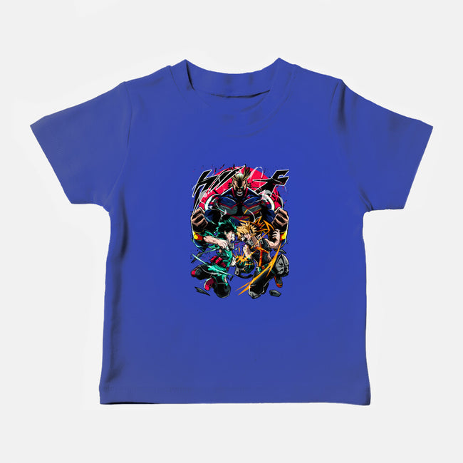 School Of Heroes-baby basic tee-Conjura Geek