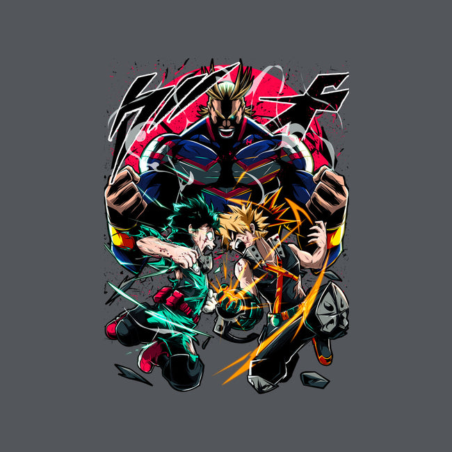 School Of Heroes-none removable cover w insert throw pillow-Conjura Geek