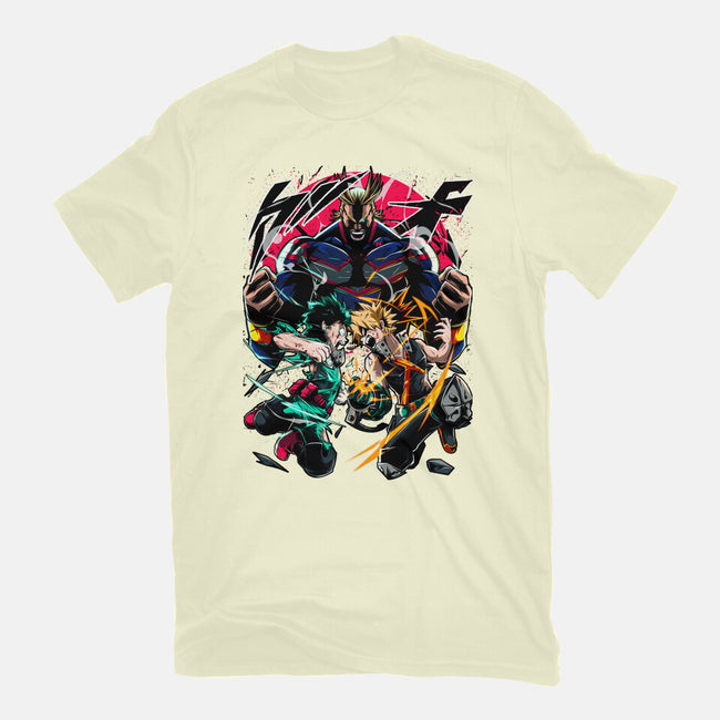 School Of Heroes-mens basic tee-Conjura Geek