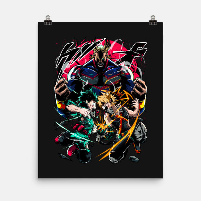 School Of Heroes-none matte poster-Conjura Geek