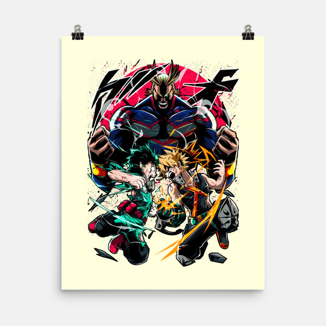 School Of Heroes-none matte poster-Conjura Geek