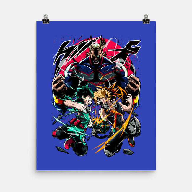School Of Heroes-none matte poster-Conjura Geek