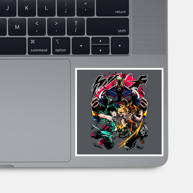 School Of Heroes-none glossy sticker-Conjura Geek
