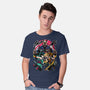 School Of Heroes-mens basic tee-Conjura Geek