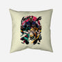 School Of Heroes-none removable cover w insert throw pillow-Conjura Geek