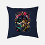 School Of Heroes-none removable cover w insert throw pillow-Conjura Geek