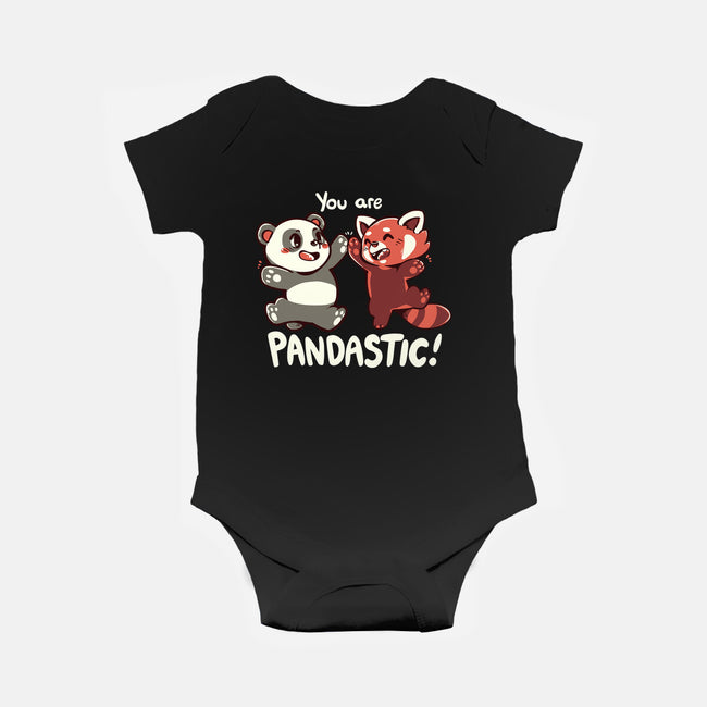 You Are Pandastic-baby basic onesie-TechraNova
