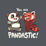 You Are Pandastic-womens fitted tee-TechraNova