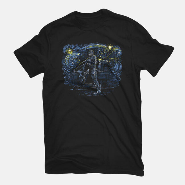Starry Cop-mens basic tee-zascanauta