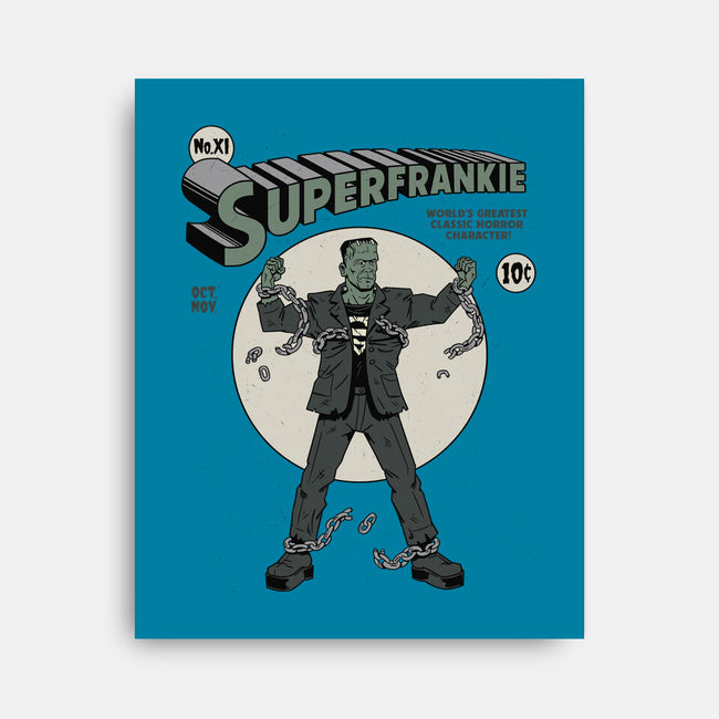 Superfrankie-none stretched canvas-Getsousa!