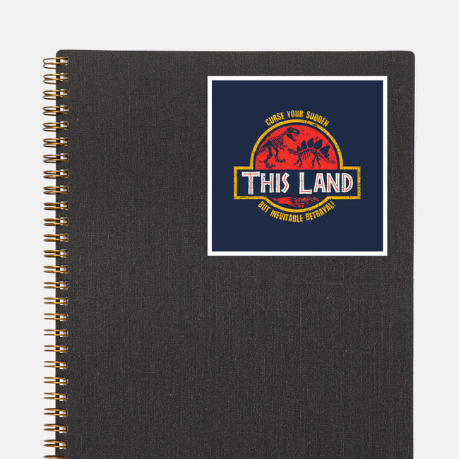 This Land-none glossy sticker-kg07